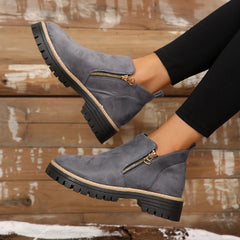 Olivia – Urban Ease Zip Ankle Boots