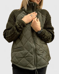 SOPHIA – COZY QUILTED KNIT JACKET
