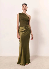 Gabrielle – One-Shoulder Elegant Evening Gown