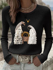 Women'S Christmas Jesus Nativity Tops