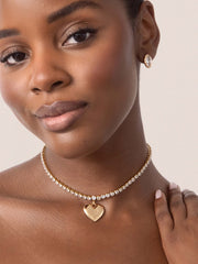 Luminous Love Tennis Necklace