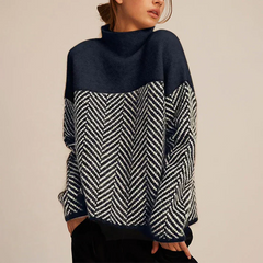 Lauren – Cozy Modern High-Neck Sweater