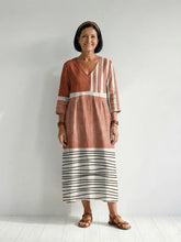 Remy | Easy Mixed Stripe Midi Dress