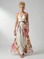 Amiel | Light Floral Maxi Dress