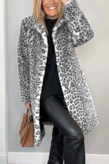 Sabrina – Luxe Leopard Faux Fur Coat