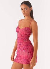 Kyline | Embroidered Mini Dress