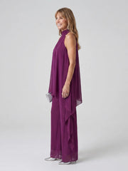 Bearim | Halter Neck Asymmetric Tunic Set