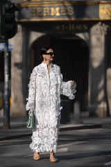 Yelira | Elegant Lace White Dress