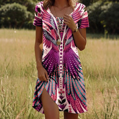 Julia – Vibrant Boho Chic Dress