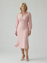 Eloria | Calm Front Midi Dress