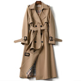 Elara - Women’S Classic Double-Breasted Trench Coat