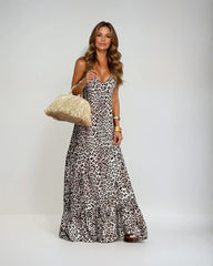 The Wild Elegance Maxi Dress