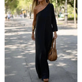 Aiden™ - Elegant One-Shoulder Dress