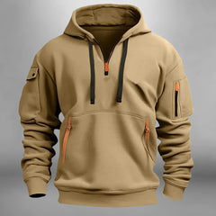 Conor – Casual Zip Hooded Sweatshirt