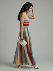 Serene | Light Stripe Maxi Dress