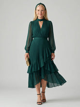 Aris | Fluid Drape Midi Dress