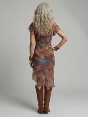 Aeris | Quiet Halter Midi Dress