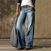 Lina | Retro Wide Leg Jeans