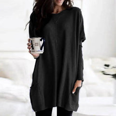 Yvonne - Long Sleeve Dress With Pockets