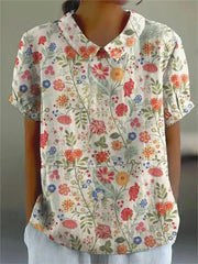 Devika | Floral Pattern Blouse