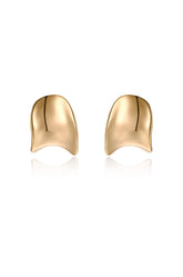 Curved Stud Earrings