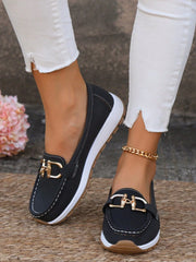 Elena – Classic Suede Comfort Loafers