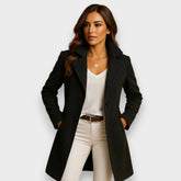 Mirella – Elegant Tailored Wool Coat