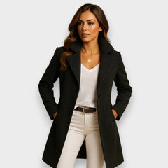 Mirella – Elegant Tailored Wool Coat