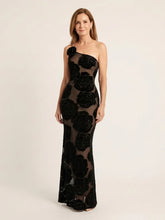 Cressida | One Shoulder Floral Lace Maxi Dress