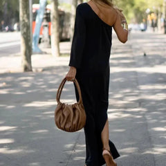 Aiden™ - Elegant One-Shoulder Dress