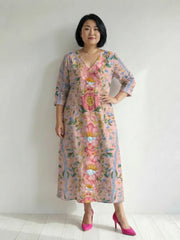 Julien | Light Form Floral Midi Dress
