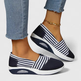 Jean – Striped Slip-On Sneakers