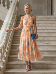 Elin | Soft Halter Midi Dress