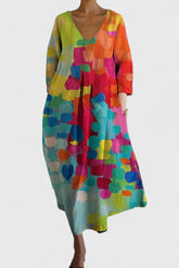 Naomi – Art Bloom Midi Dress