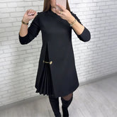 Bella – Elegant Modern Pleated Dress