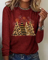 Long Sleeve Christmas Tree Top