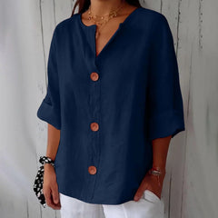 Julia – Relaxed Chic Button Blouse