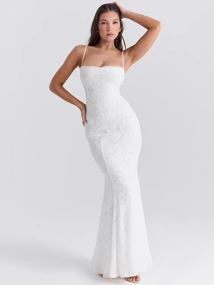 Ophelia – Selene Romantic Lace Maxi Dress