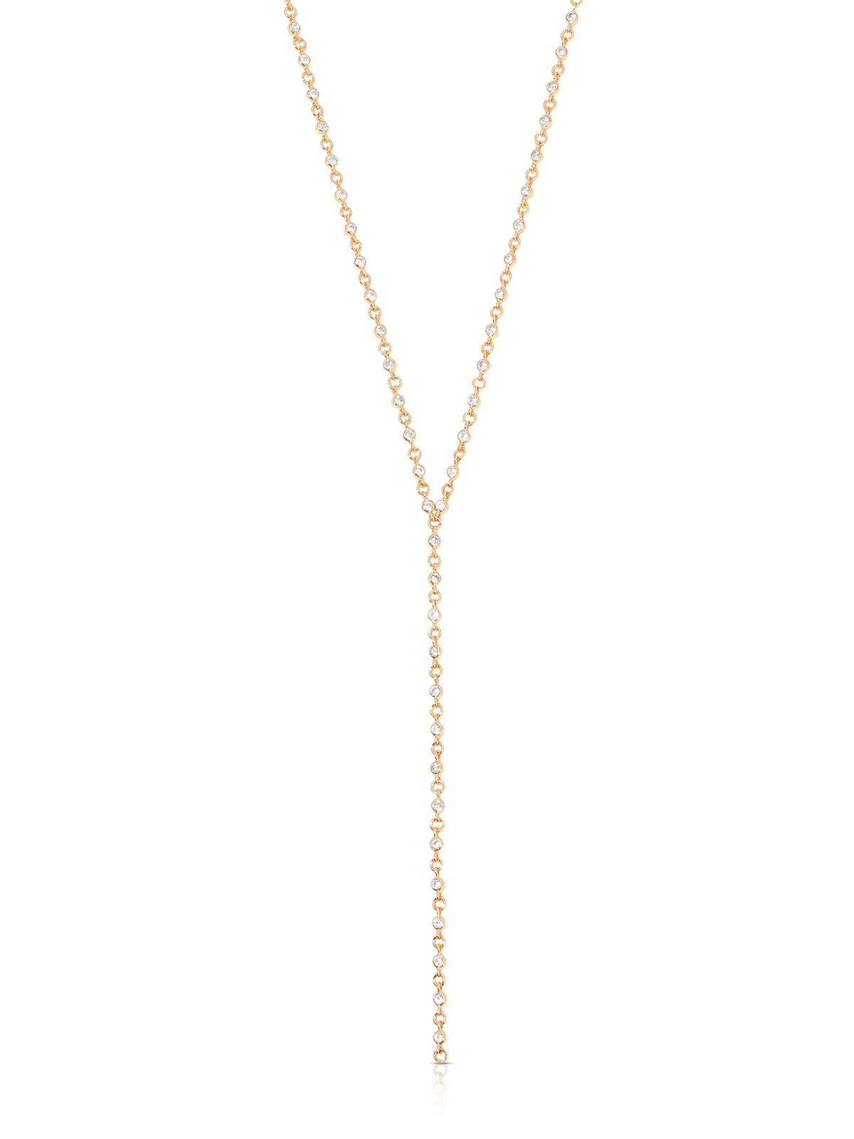 Dainty Crystal Lariat