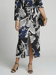 Elden | Relaxed Wrap Midi Dress