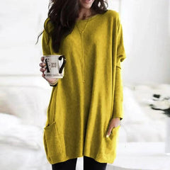 Yvonne - Long Sleeve Dress With Pockets