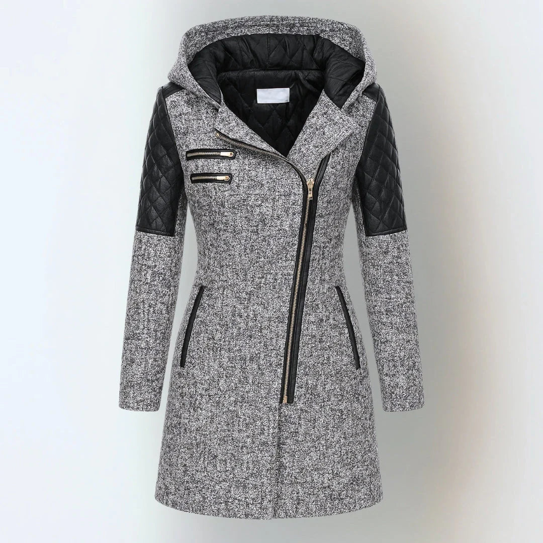 Kensley – Modern Edge Hooded Zip Coat