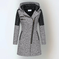 Kensley – Modern Edge Hooded Zip Coat