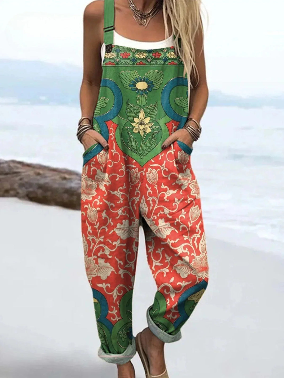Pearl™ | Garden Bloom Boho Overalls