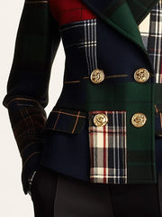 TRISHA – TAILORED PATCHWORK BLAZER