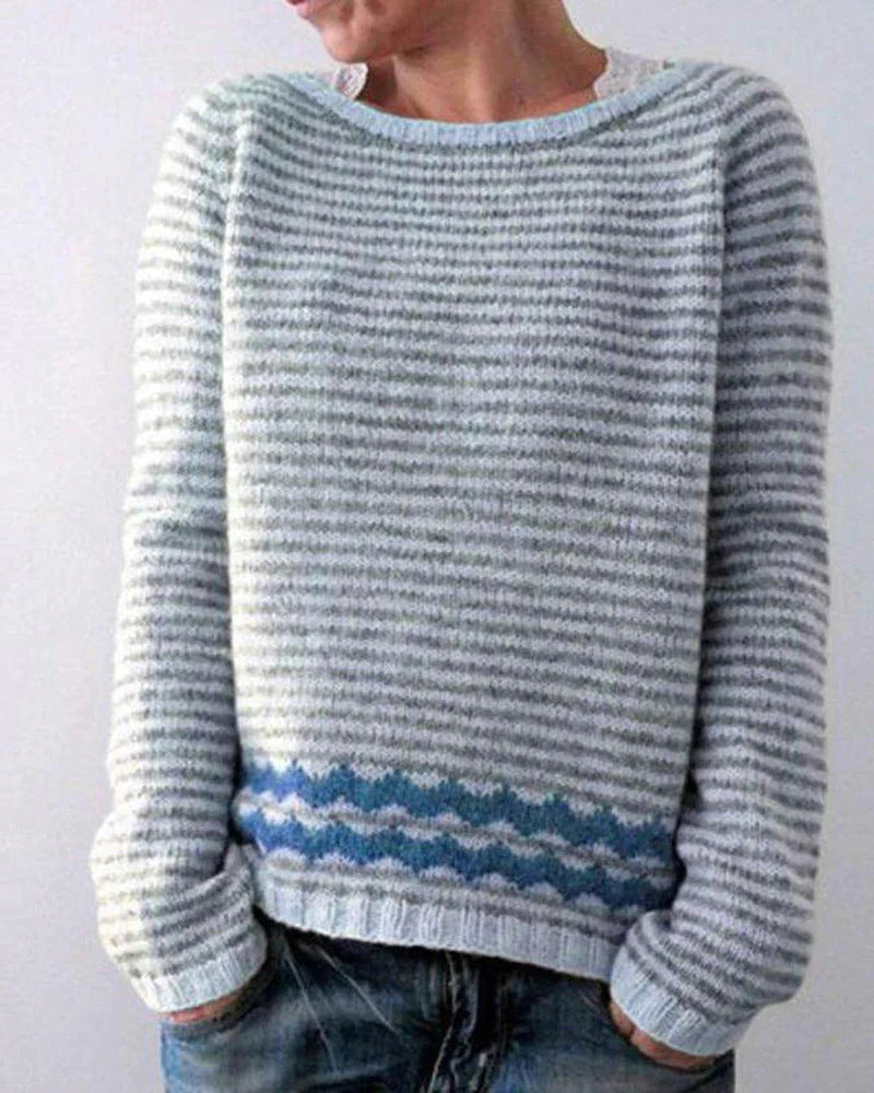 Round Neck Women'S Sweater
