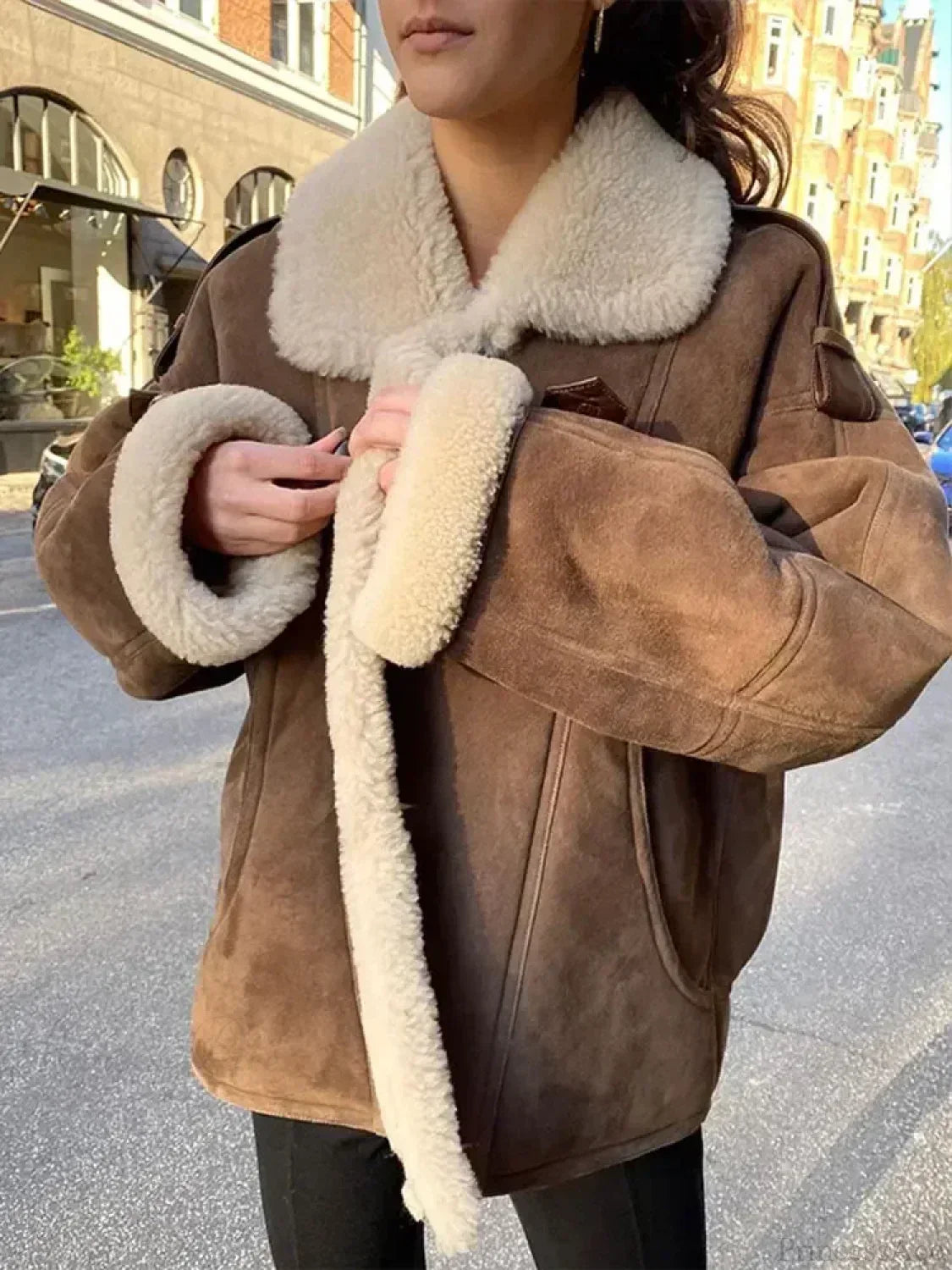 Hazel – Cozy Aviator City Jacket