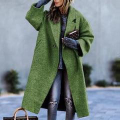 Marina – Vibrant Oversized Plaid Long Coat