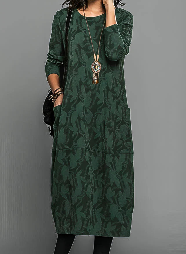 Rebecca – Effortless Artisan Midi Dress