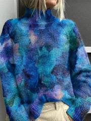 Eliza - Woodland Whisper Turtleneck Sweater